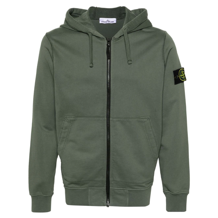 Gilet à Capuche Classique : Vert